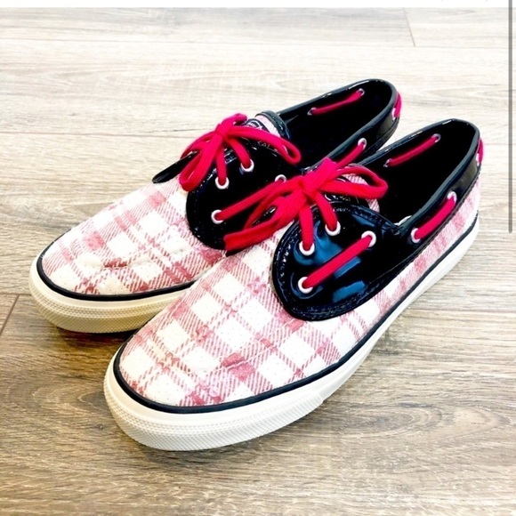 Sperry Bahama Top Slider Sequin Boat Shoes - Picture 1 of 7